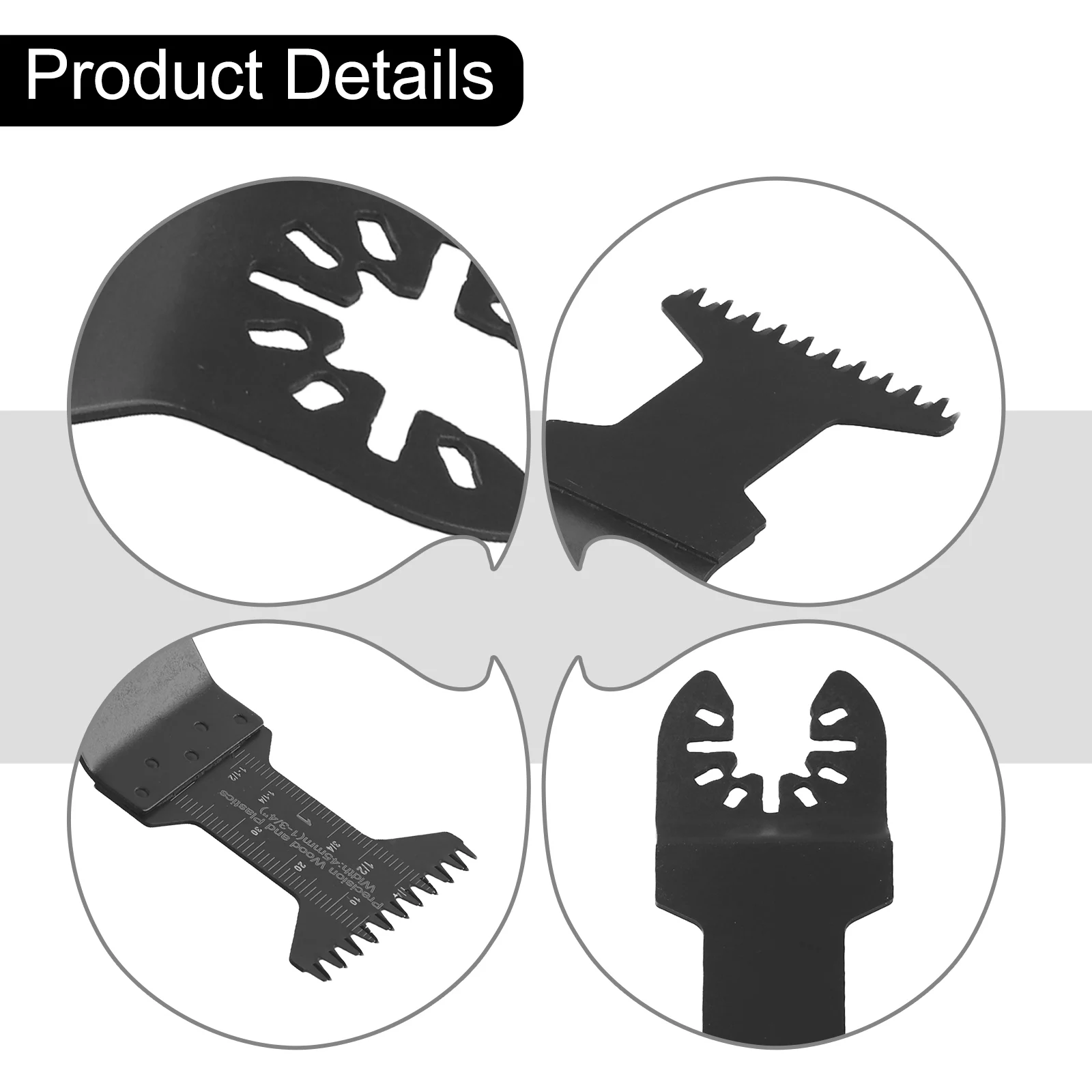 

HCS Saw Blades Oscillating Cutting Dics Cutting Tools For Cutting Wood Plastic Multi-function Tool Renovator Trimmer Blades 45mm