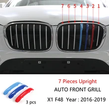  3pcs Car Front Grille Trim Strips For BMW 1 2 3 4 5 7 Series X1 X3 X4 X5 X6 F30 F10 F15 F16 F34 F07 F01 E70 E71 G05 G06 G20 G30 