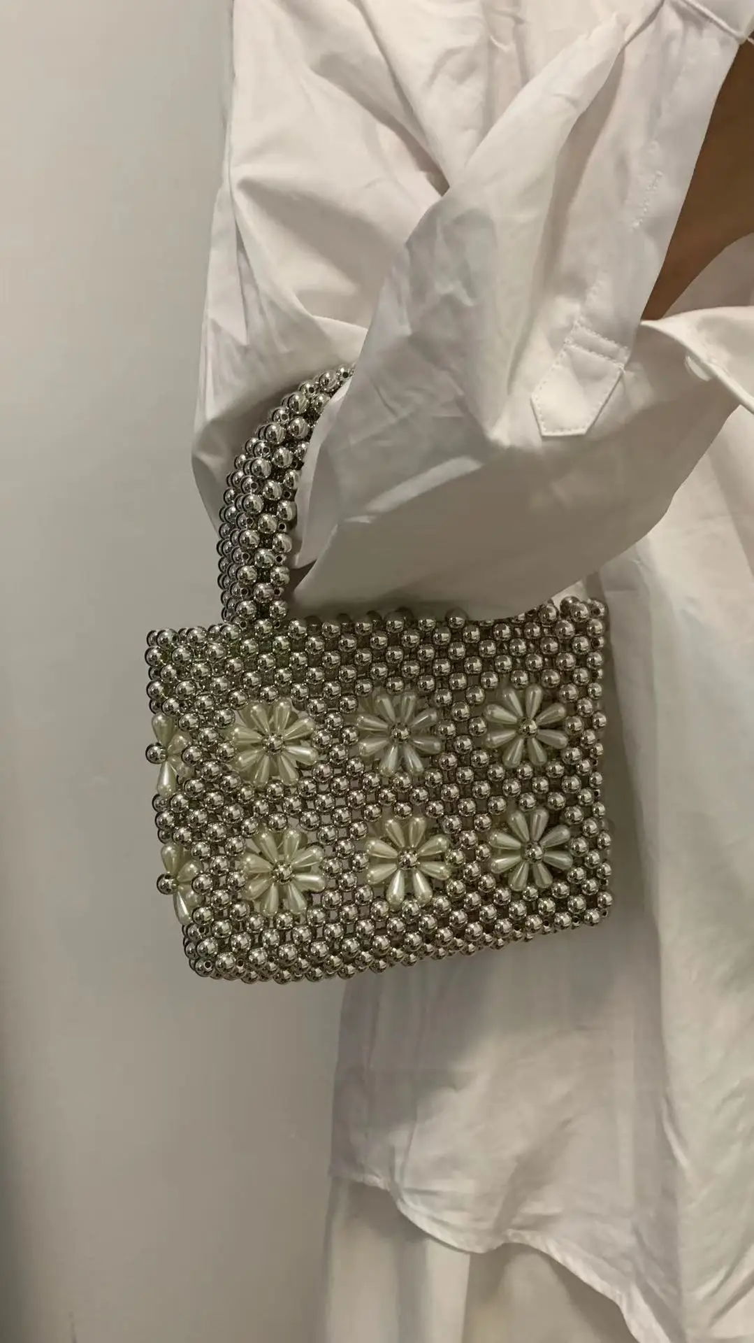 Women Handbag With Chain Strap Crystal Beaded Handbag -  UK in 2023
