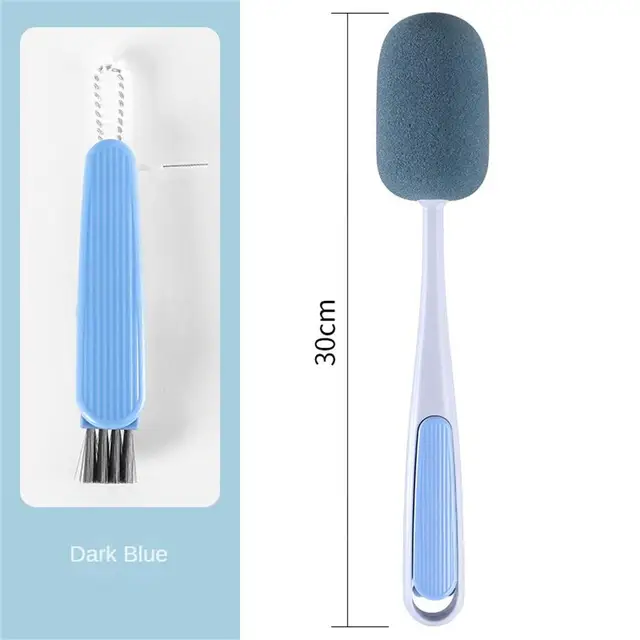 Bottle Brush Efficient Decontamination Anti-mildew Sponge Brush Antibacterial Hanging Use Cup Brush Clean Without Blind Spots