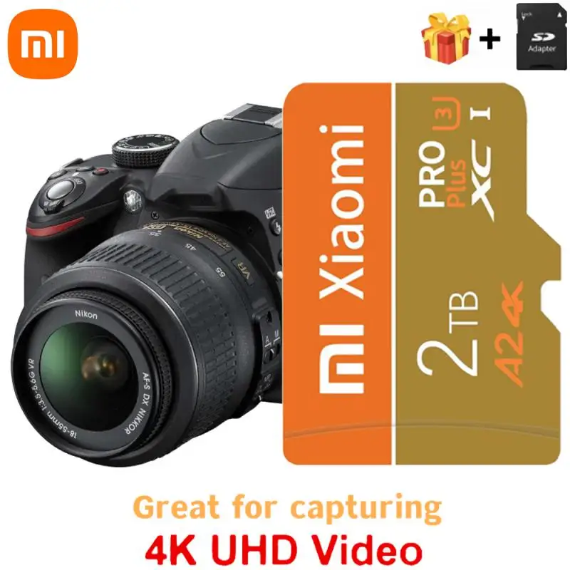 Xiaomi Memory Sd Card 128Gb 256Gb 512Gb High Speed Class10 Sd/Tf Flash Card Per Smartphone Table Pc Camera Flash Mini Sd Card