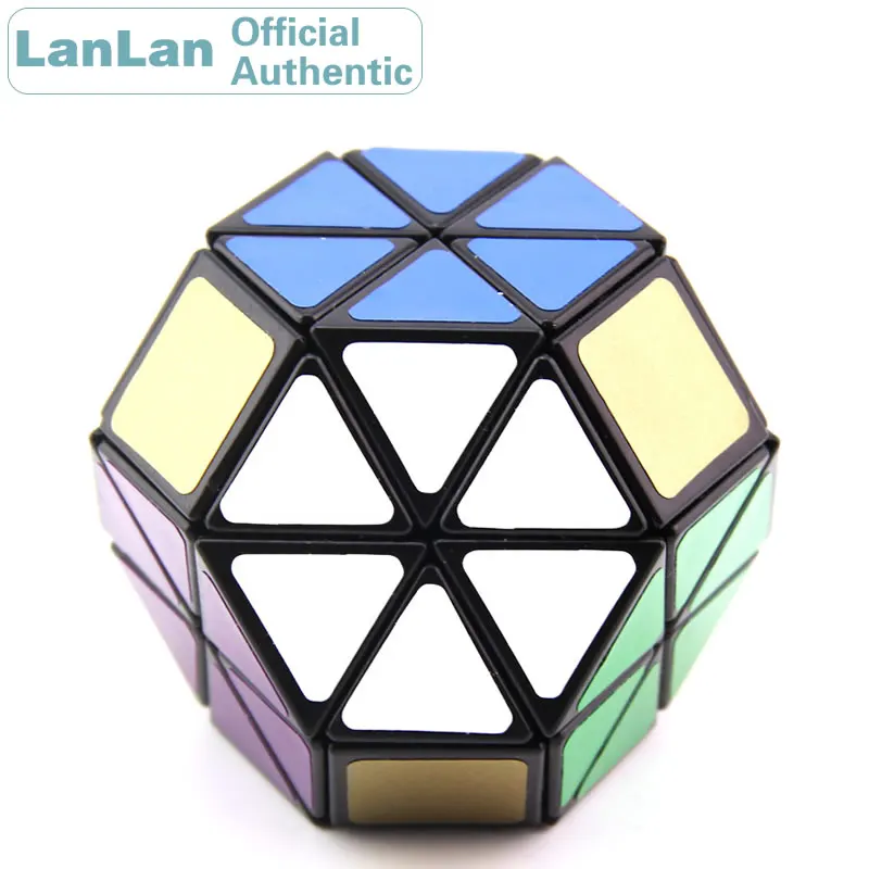 LanLan 8 Axis Octahedron Hydrangea Skewbed Magic Cube Diamond Speed Puzzle Antistress Educational Toys For Children selenium 10mm se selenium cube periodic table of elements cube hand made science educational diy crafts display