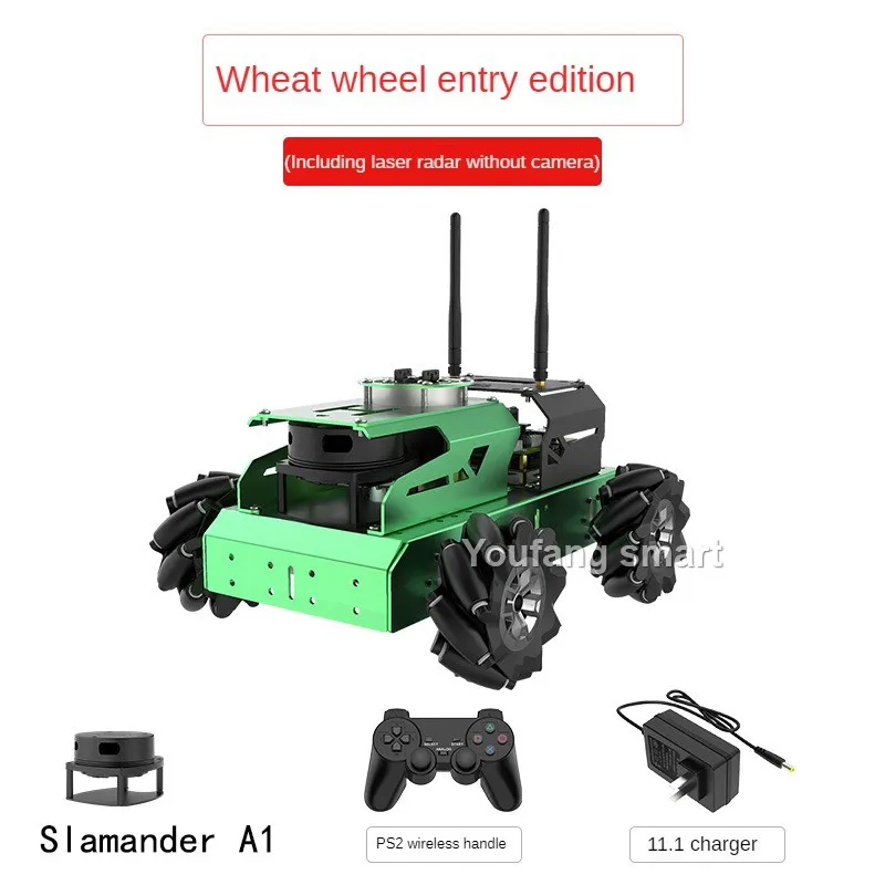 JetCar ROS 4WD 로봇 자동차, Lidar 깊이 카메라, 터치 스크린, 지지대 SLAM 매핑 및 내비게이션, Jetson Nano RC 로봇 키트