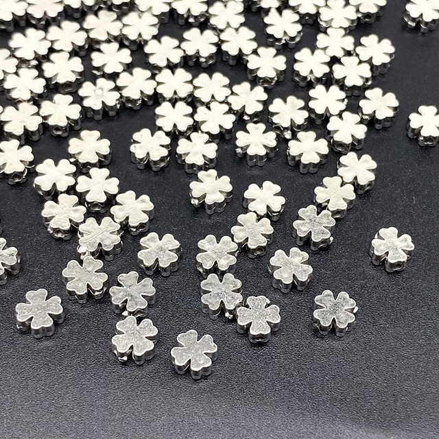 about 6mm Star Love Heart Gold Silver Color Loose Spacer CCB Acrylic Beads Jewelry Making Findings Charm Beads #ZZ04