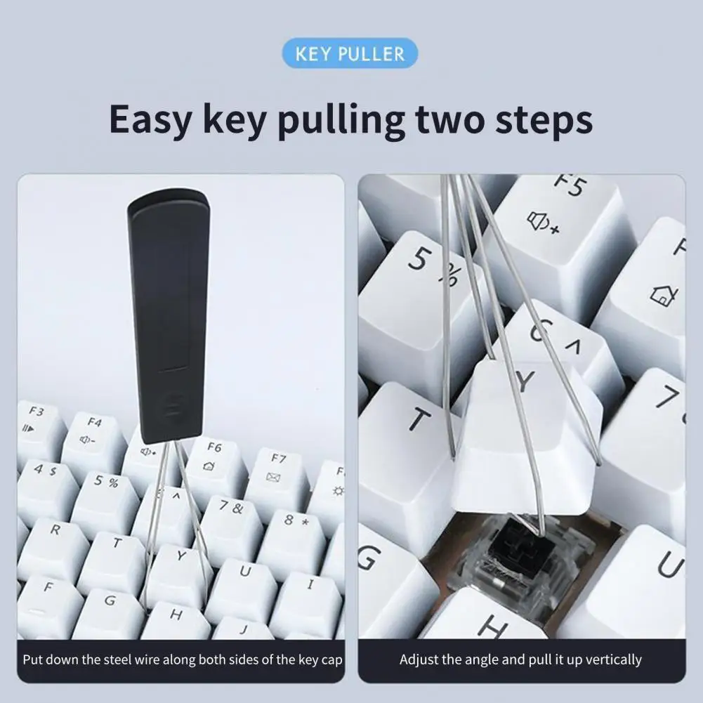 N62 Keycap Puller Metal Universal Computer Keyboard Cap Remover Cleaning Tool for Mechanical Keyboard Accessories