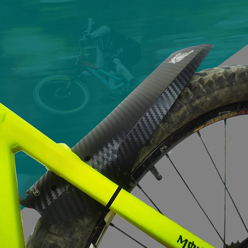 Bicycle Fenders Color Carbon Fiber Universal Mtb Road Bike Mudguard Dh Drop Mtb Bike Wings Mud Guard Fender Cycling Accessories bicycle fender