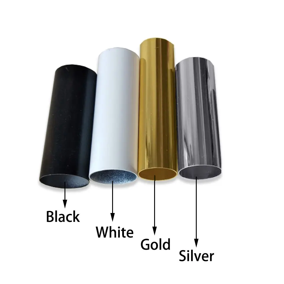 5pcs Diameter 25/28/30mm Black White Gold Silver Candle Crystal Chandelier Lamp Cap Iron Tube Sleeve Water Pipe Accessories led lamp accessories lamp cap