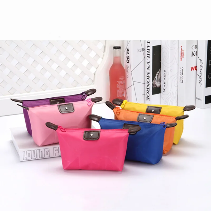  Korean Dumpling Small Cosmetic Bag Handbag Makeup Pouch Women's Necessaries Cute Make Up Organizer Bags For Ladies Free Shipping 