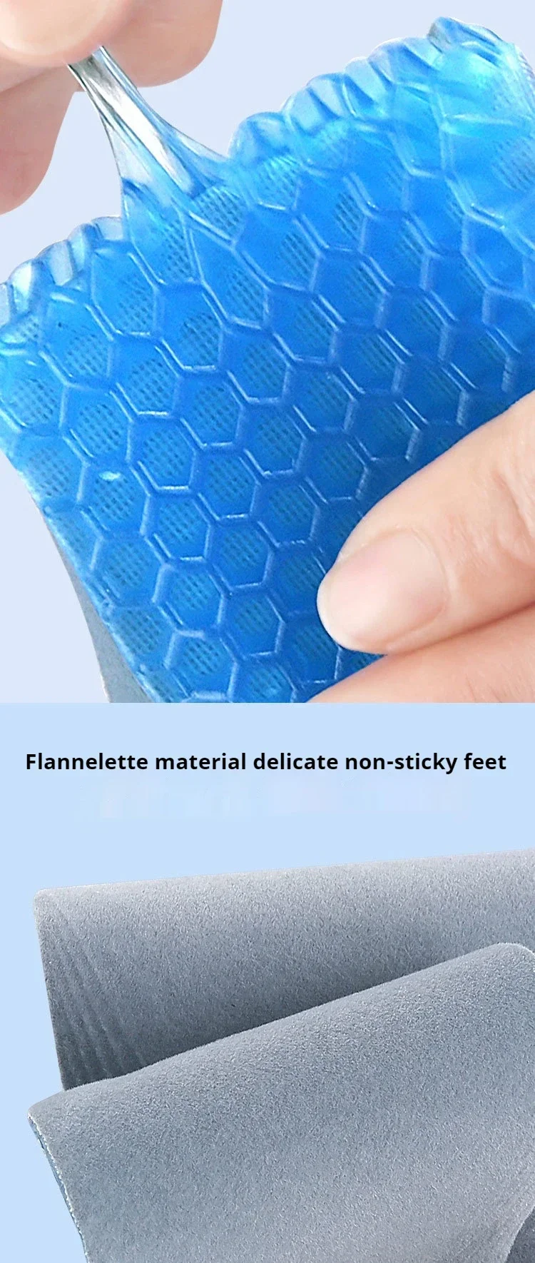 Weiche Einlegesohlen aus Silikongel, Outdoor-Sport, Laufen, Einlegesohle, elastische, stoßdämpfende Sohle, für Herren und Damen, Turnschuhe, rutschfeste Einlegesohlen, 1 Paar – Detail 3