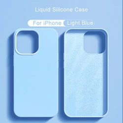Custodia per telefono in silicone liquido shockproof di lusso - Edizione 2024