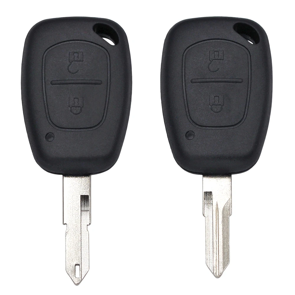 Ecusells Car Remote Key Shell Case VAC102 / NE73 Uncut Blade for Renault Megane Clio Scenic Laguna Espace Kangoo Trafic Master