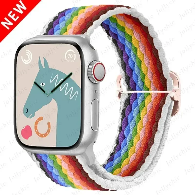 Elastic Braided Nylon Strap