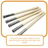 3pcs Pencil Holder Silver Pencil Extension Single for Colored Pencils Tools School Supplies Stainless Steel 3