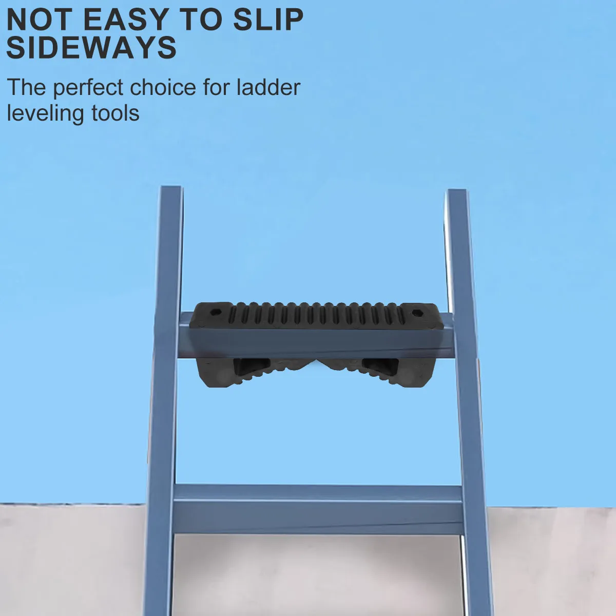 Rubber Steep Ladder Accessory Anti-Slip Ladder Stabilizer 2 Screws Sturdy Rail Scratch Protection Rubber Durable ladder stabilizer