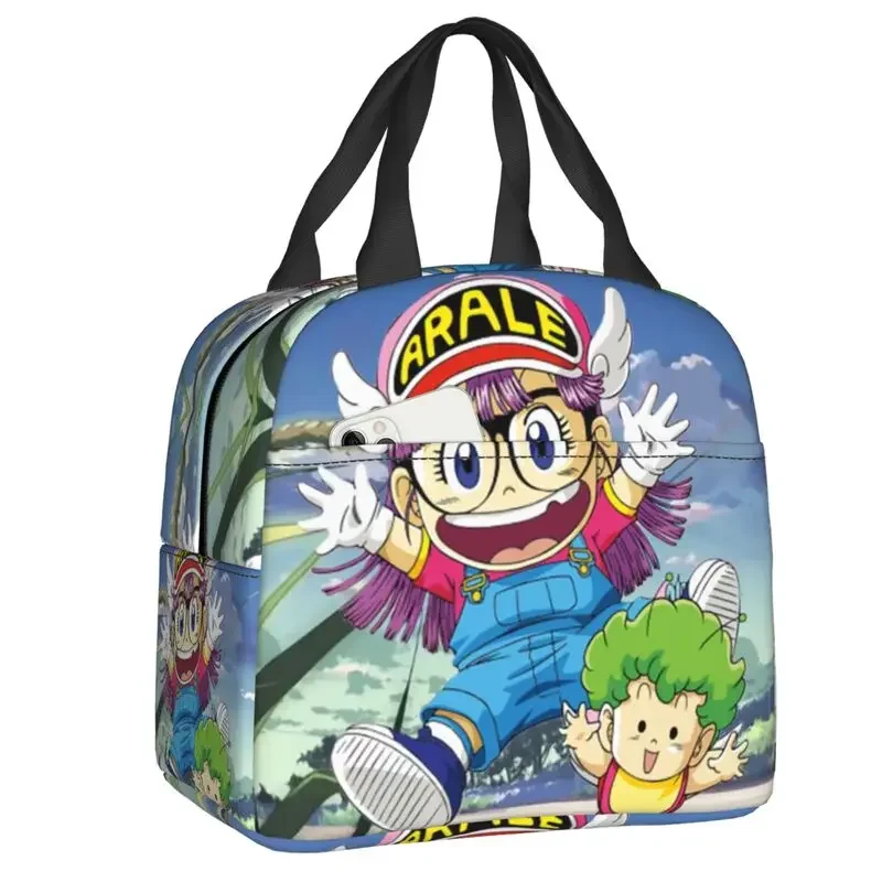 

Arale Norimaki And Gatchan Resuable Lunch Boxes Dr Slump Anime Cooler Thermal Food Insulated Lunch Bag Kids School Children