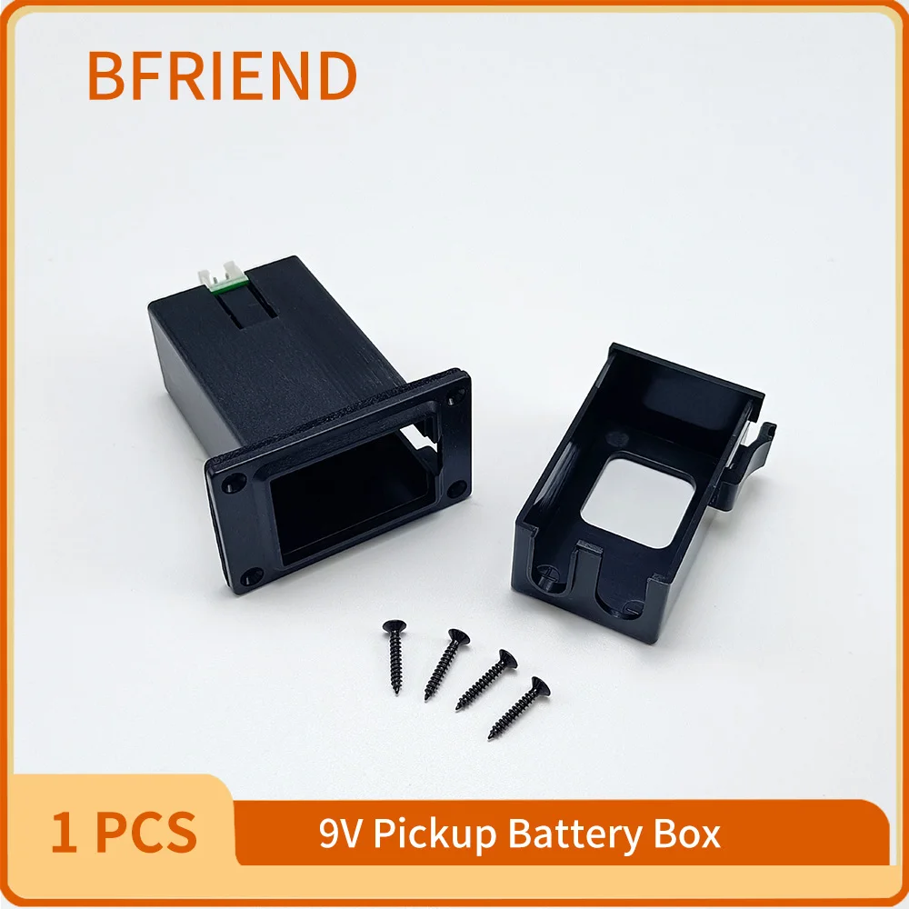 

Active Guitar Pickup EQ 9V Battery Box Guitarra Violao Pickup 9 Volts Battery Holder Case Cover with Spring 2 Pin Plug