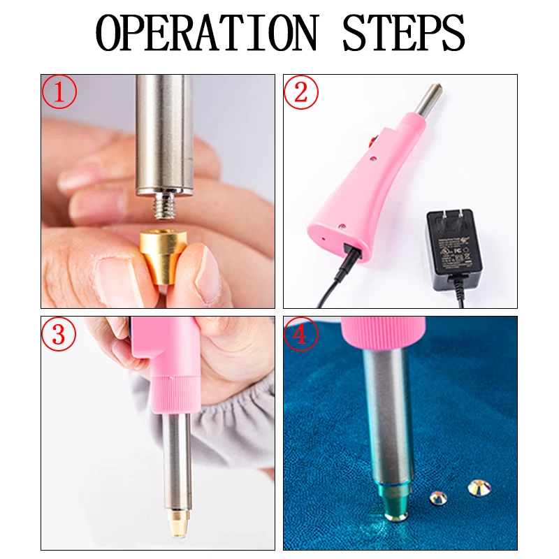 Hotfix Applicator Rhinestone Setter Wand Tool Kit