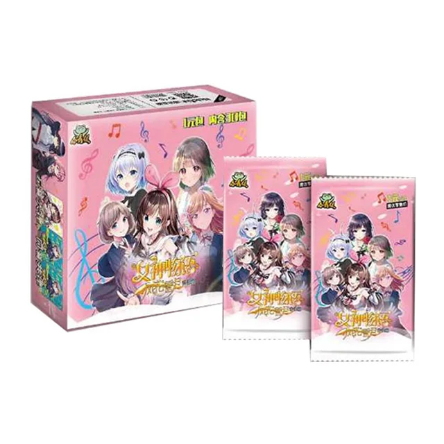 Original Goddess Story EVA Collection Anime Goddess Cards Child Kids Birthday Gift Game PTR Cards Table Toys for Family Gifts 3