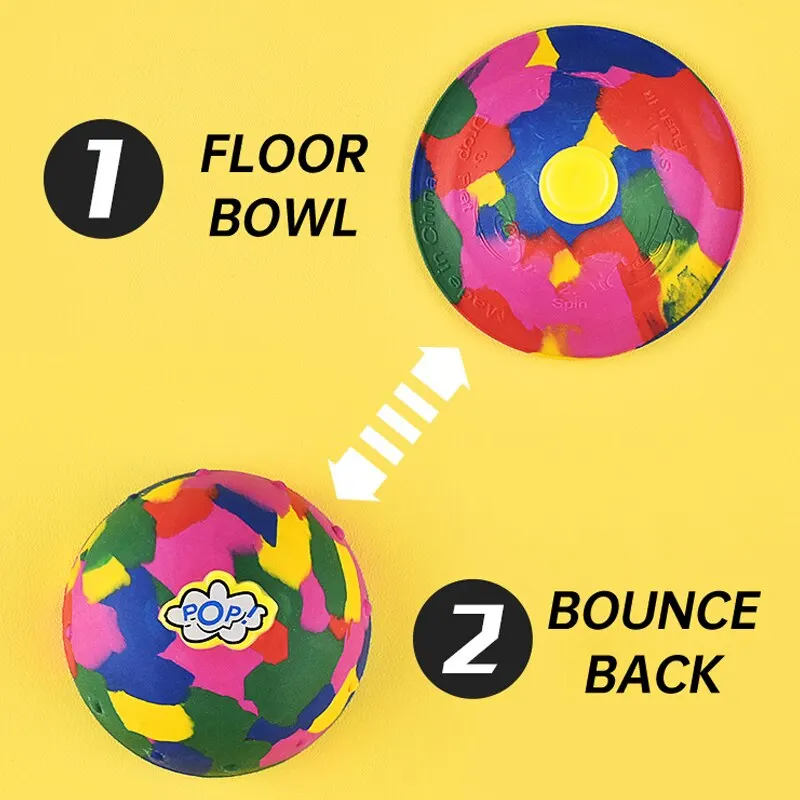 Bounce Bowl Toy Creative Outdoor Sports Hip Hop Jumps Relief For Kids