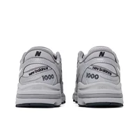 Chaussures de course basses New Balance NB1000 pour homme, gris/argent, avec bout arrondi, respirabilité confortable et amorti M1000TE 4