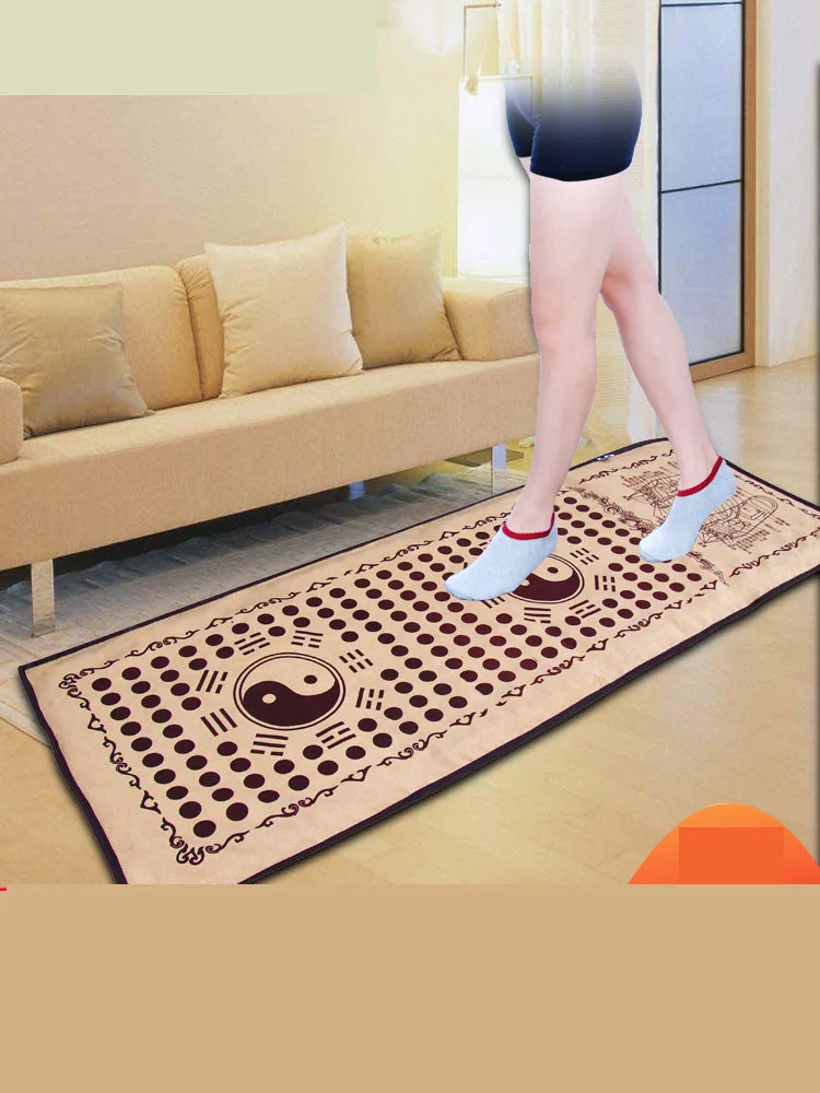 Body massage, foot pads Foot massage pad carpet Foot massage health care gravel road walk blanket therapy