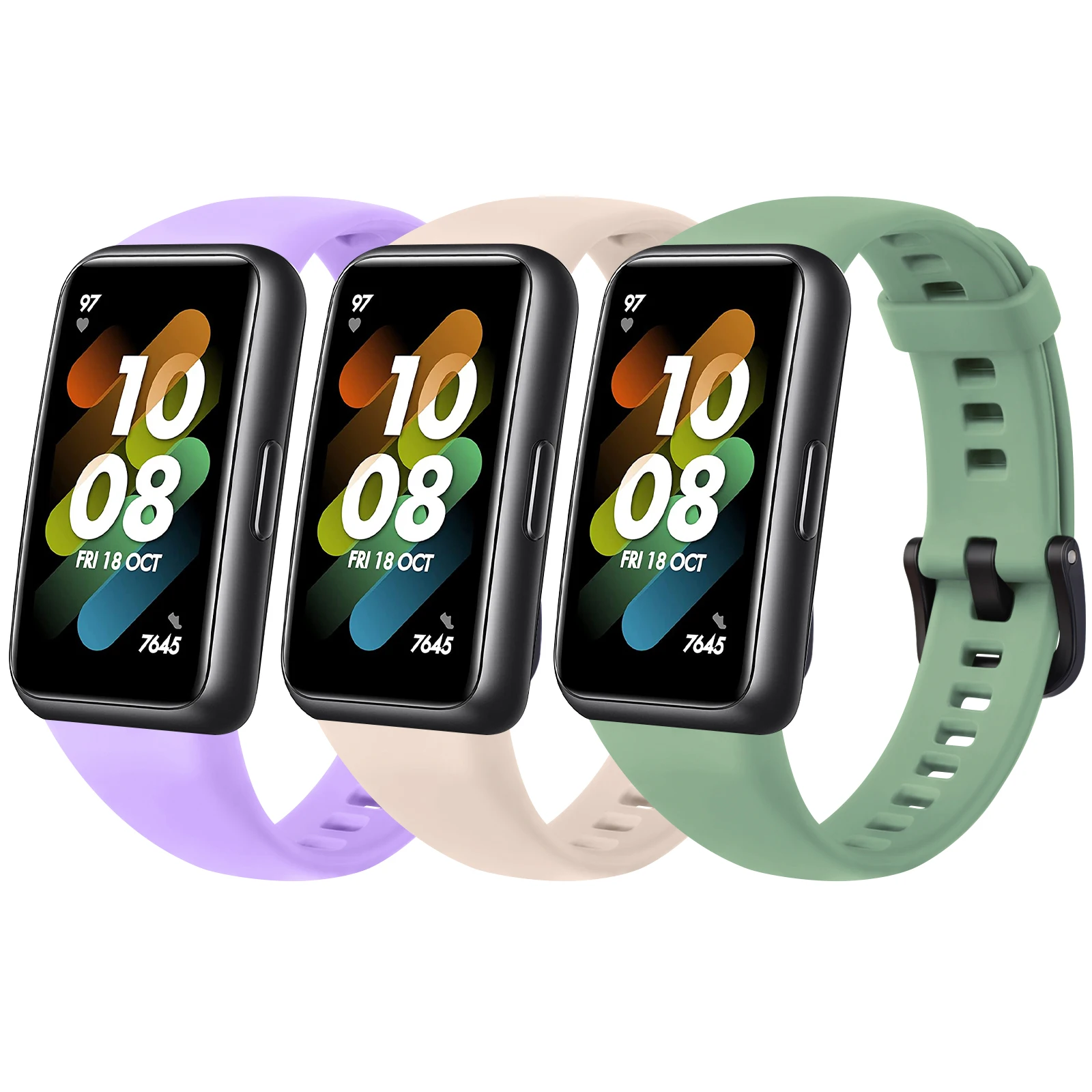 

Soft Silicone Band For Huawei Band 7 Strap Sport Watchband Wristband Replacement For Huawei Band 7 Band Smart Watch Bracelet