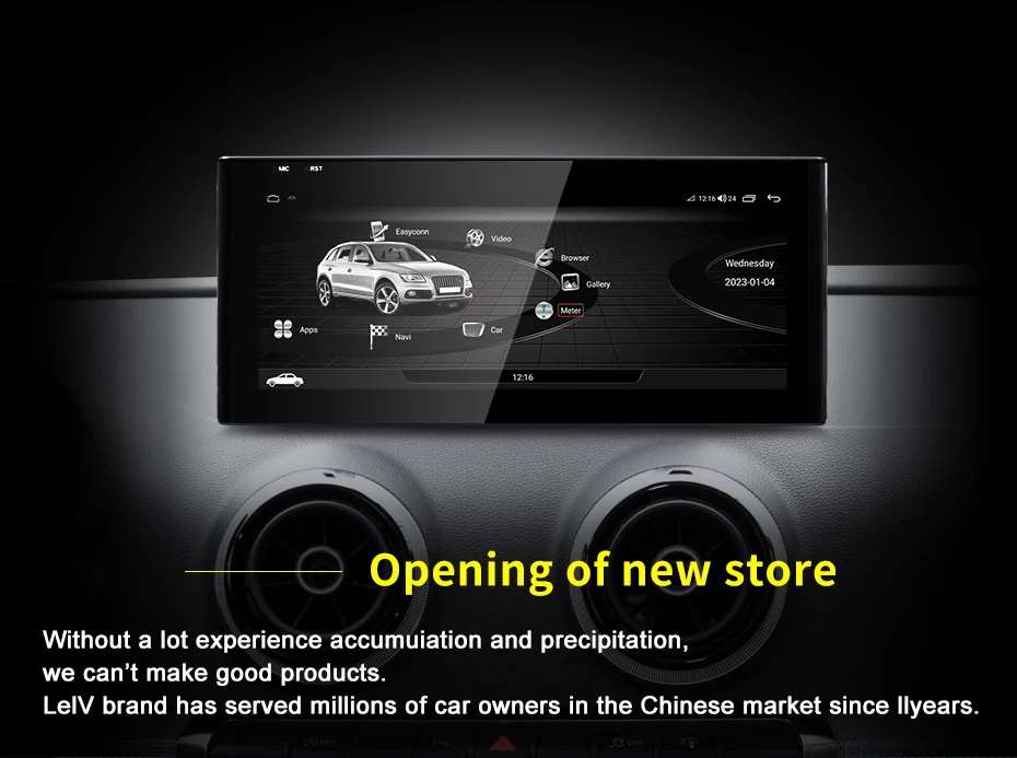 Factory Price 10.25" 8 Core Android13 Carplay For 13-18 Year AUDI A3 Car Video P