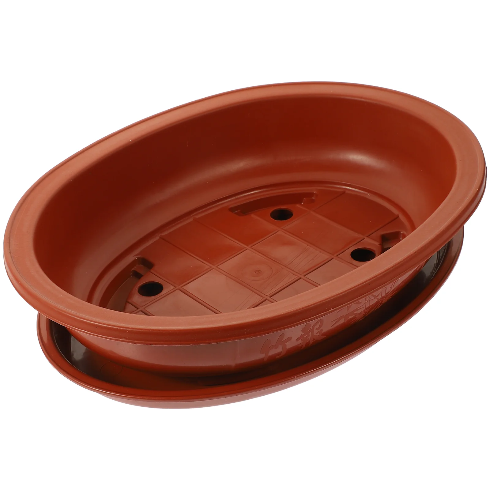 

Indoors Outdoors Bonsai Planting Pot Plastic Oval Durable Living Rooms Bedrooms Kitchens Bookshelves Desks Counters