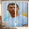 Window Kitchen Curtains for Living Room 2 Pieces Blackout Curtains Door Curtain Cristiano Ronaldo Partition Bedroom Decoration 1