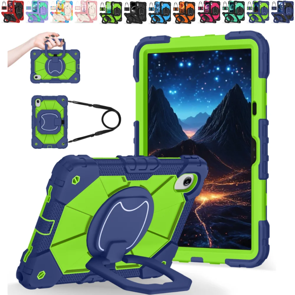 11 Rotating Stand Tablet Cover with Strap - Universal Fit Case