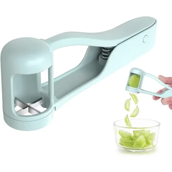 Affettatrice per uva, taglierina per uva, pomodoro, fragola, adatta per verdure, insalata di frutta, piccolo utensile da cucina in acciaio inossidabile 1