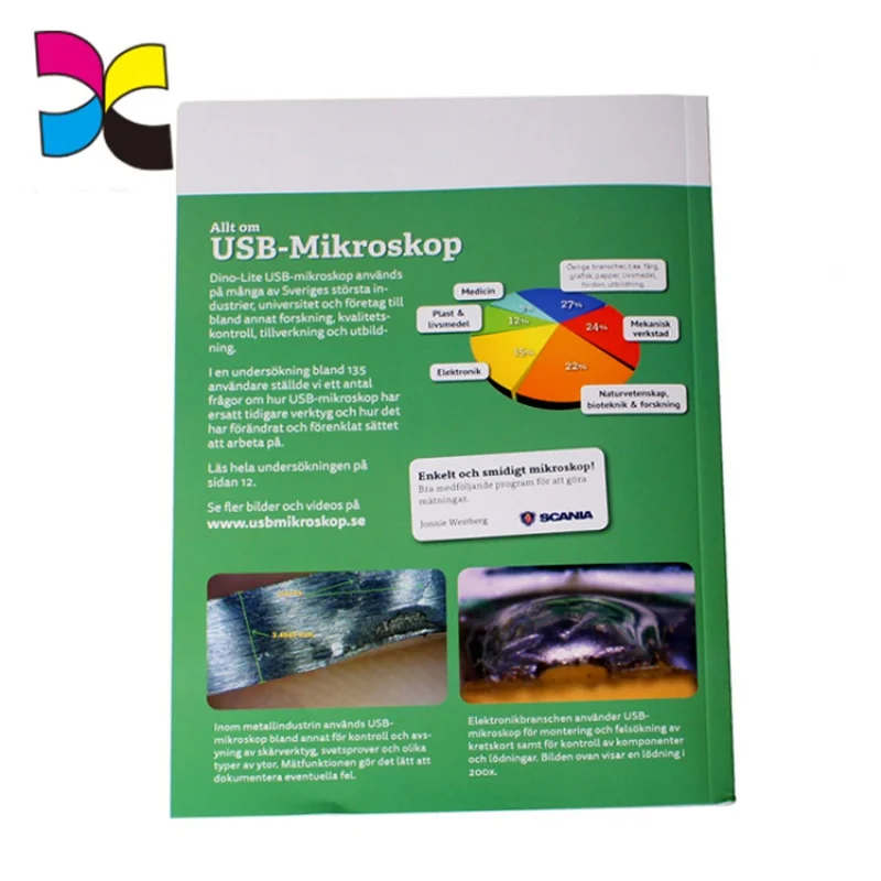

custom Custom catalogue catalog printing mini booklet printing