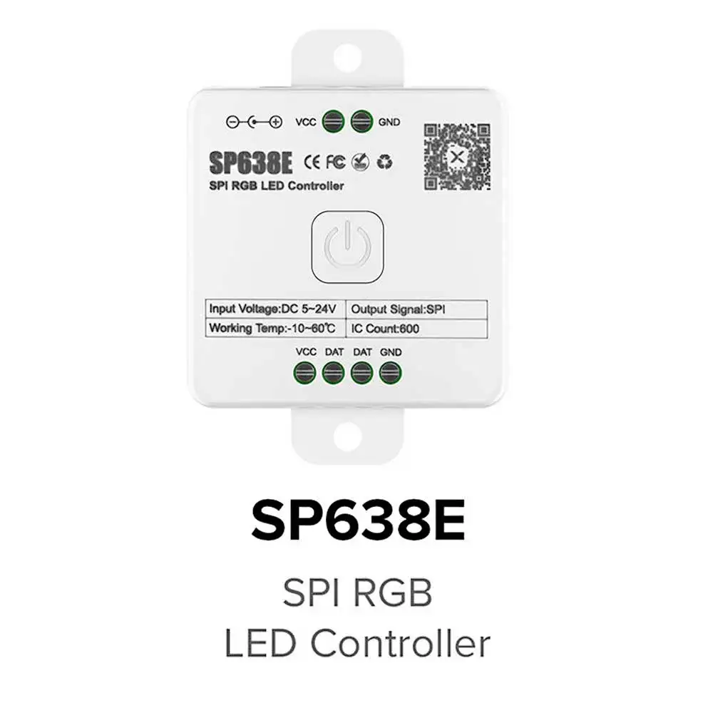 Enhanced Dream Color LED Controller with Bluetooth App Control