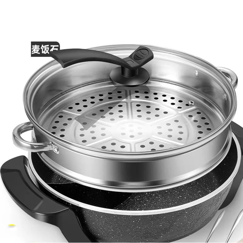 Instant Noodle Double Hot Pot Electric Cooker Food Dishes