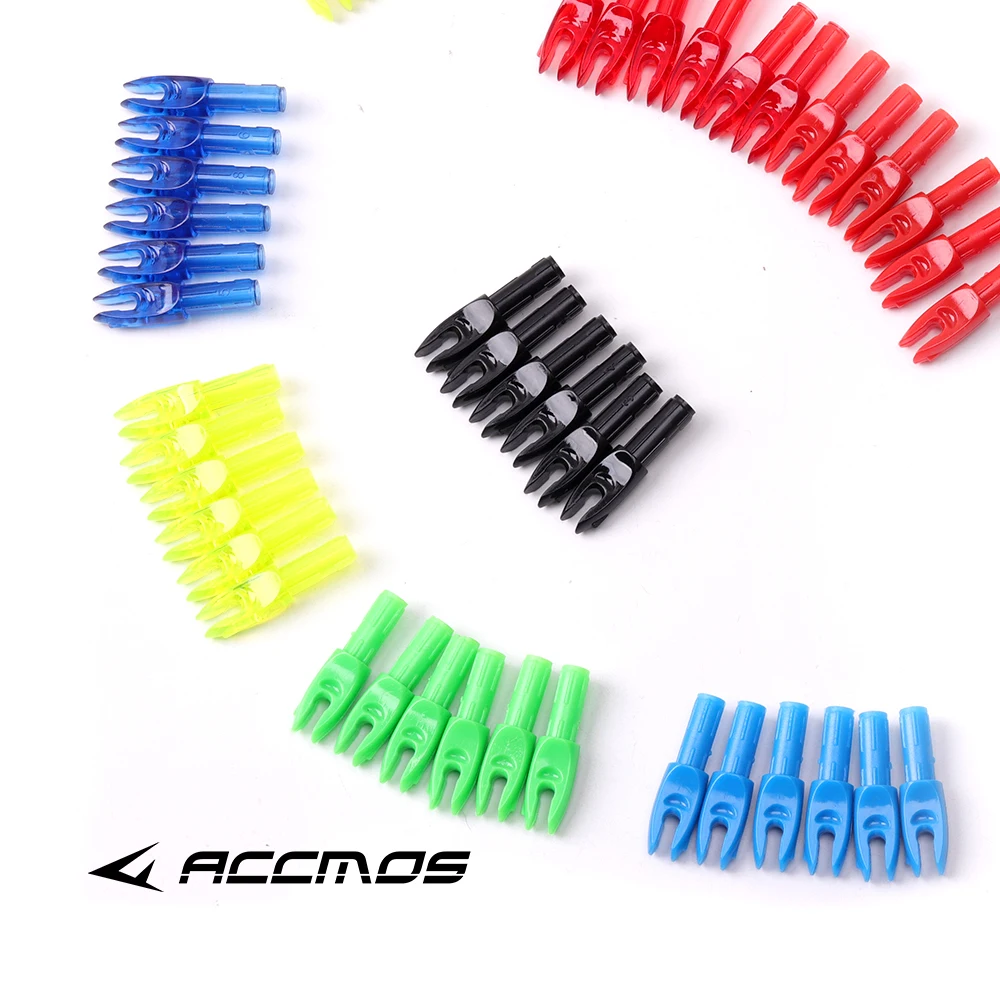 Carbon Fiberglass Arrow Nock Internal of Arrow Shaft Compound Bow Hunting Shooting Archery accessories 100PCs ID5.2 mm