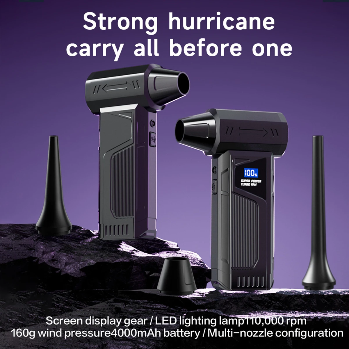 Komora baterie bezdrátového foukače