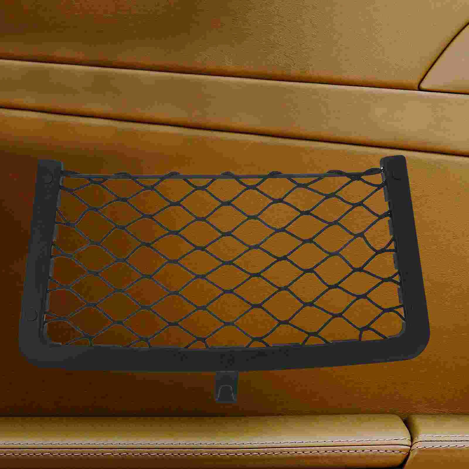

Back-up Mesh Bag Trunk Net Organizer For Organization Storage Phone Mount Holder Vehicle Interior Seat