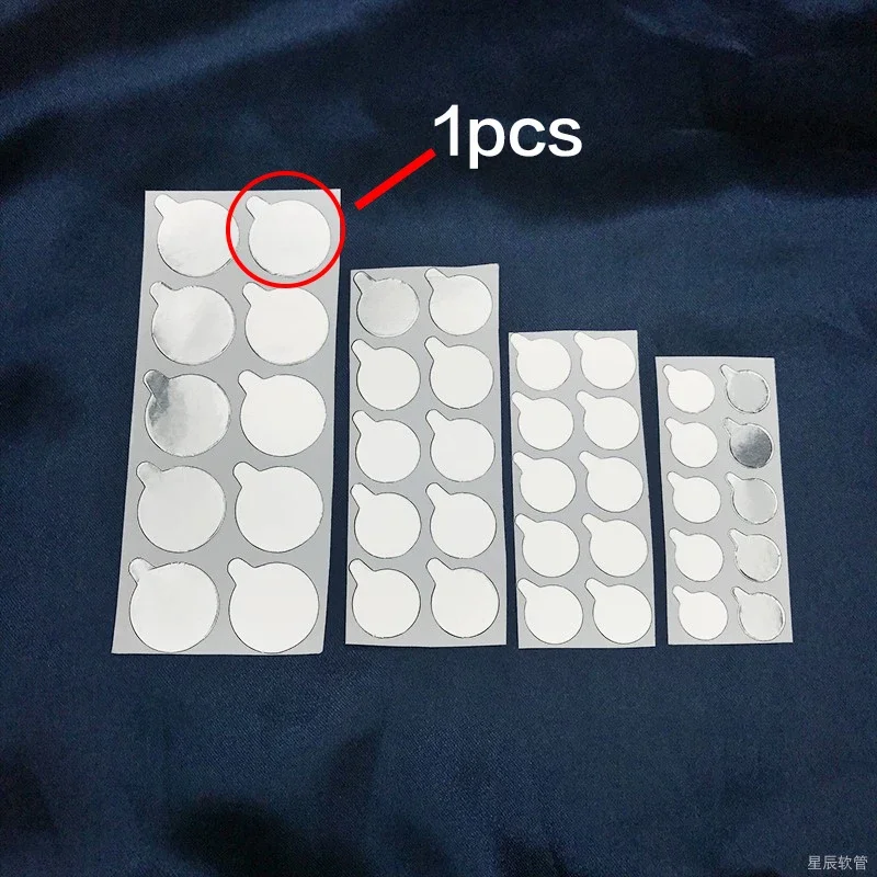 Aluminum Foil Sealing Sticker 9mm To 60mm for Soft Tube Mouth Seal Adhesive Stickers Bottle Stopper 300pcs aluminum foil sealing sticker