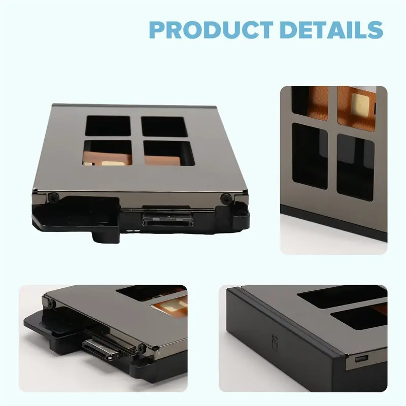 캐디 어댑터용 호환 HDD SSD 하드 디스크 드라이브 케이스 베이스(커넥터 케이블 포함) Getac S410용