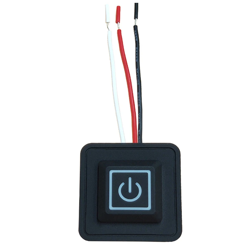 5 Interrupteurs Contrôle Température - Pour Chauffage Vêtements électriques - Étanche Silicone, Bouton Momentané