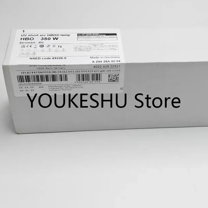새로운 오리지널 2207qd2 HBO 350W UV 짧은 아크 HBO 램프 HBO 350W NAED coed 69226-0 UV 노출 장비