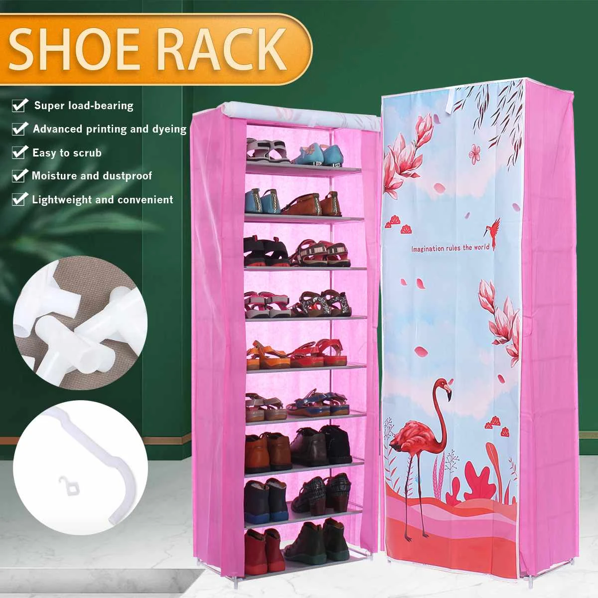 Zapatero Simple multicapa, organizador de zapatos de ahorro de de instalar, estante para zapatos, muebles de dormitorio para hogar, armario para | - AliExpress