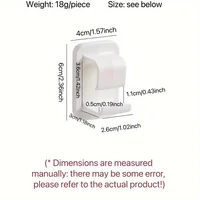 ตะขออ่างล้างหน้า2ชิ้น, อเนกประสงค์, ที่จัดระเบียบบ้านแขวนผนัง, ที่ยึดกาว 2