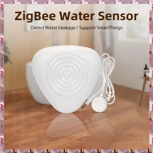 2025 Zigbee Water Level Sensor Smart Water Leakage Alarm Detector Flood Alert Overflow Security Protection Tuya Ewelink,Zigbee W 4