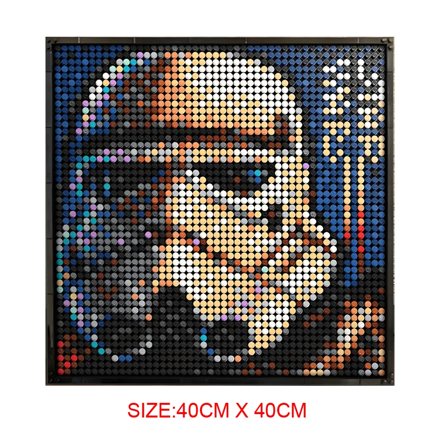 [韓国限定]pixel art プレイマット セット 31205 Stormtrooper MOC Star Movie Pixel Art Painting