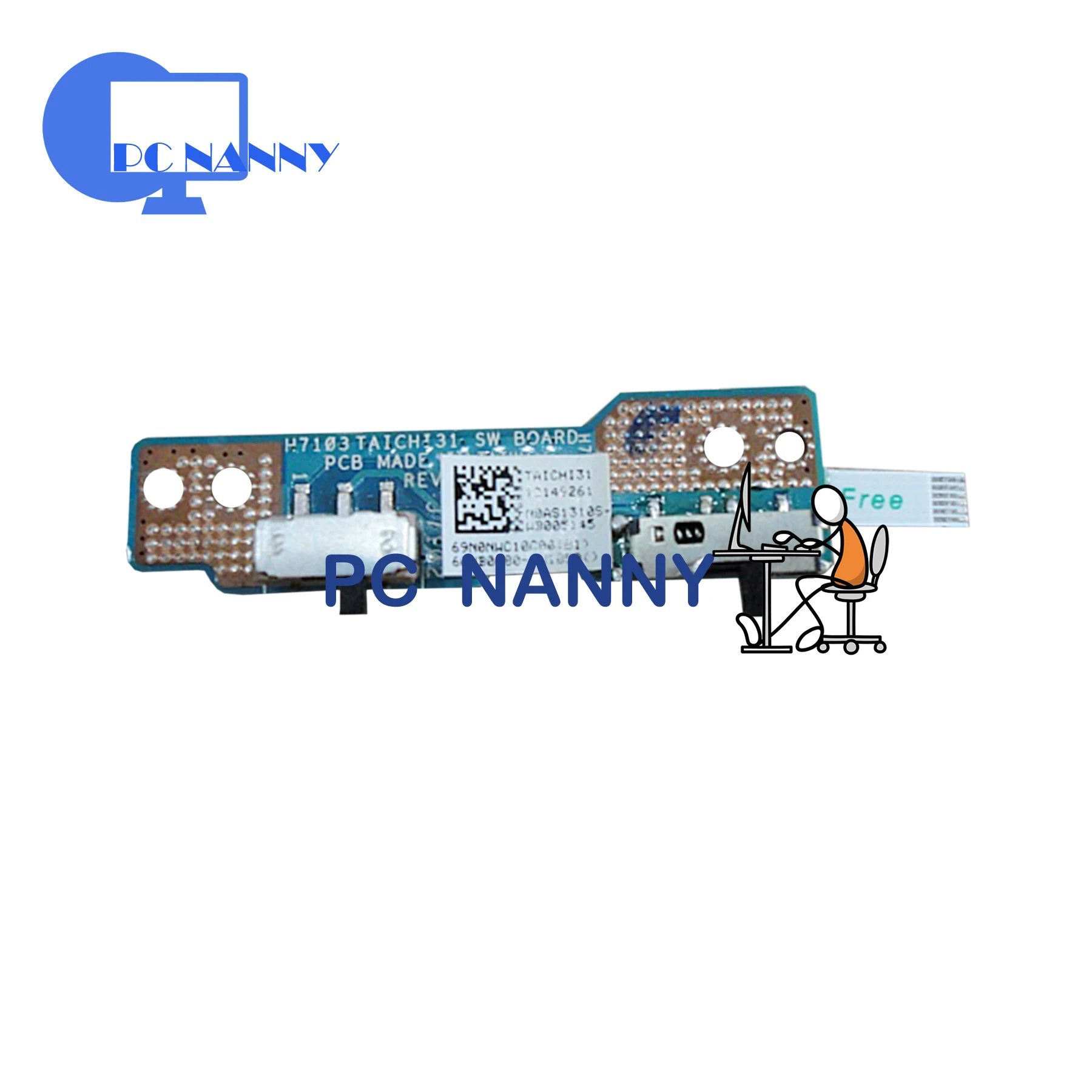 

PCNANNY FOR Asus Notebook TAICHI31 Series 69N0-NWC10D00 Power Button Board w/ Cable
