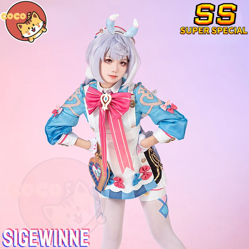 

Косплей-костюм Sigewinne из игры Genshin Impact Sigewinne, костюм Лолиты и Sigewinne, косплей-парик CoCos-SS