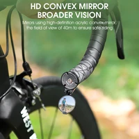 מראה ידית מיני לאופניים WEST BIKING עם סיבוב מתכוונן אוניברסלי 16-22mm MTB Road Bike מראה אחורית לאופניים אביזרים 3