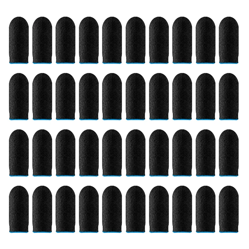 20/40 قطعة الألعاب إصبع كم تنفس أطراف الأصابع ل PU...