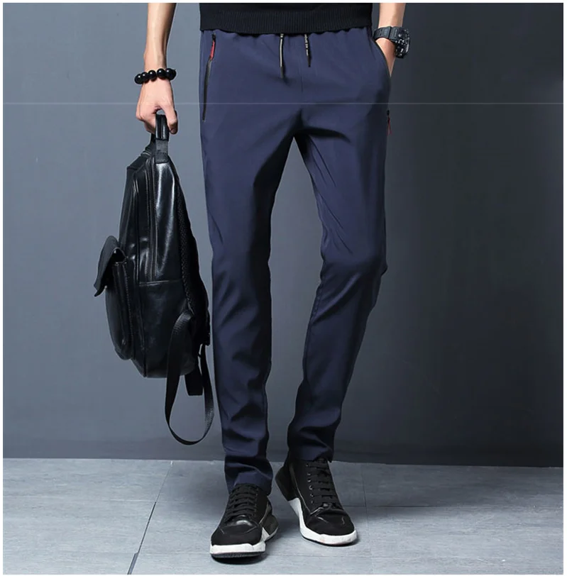 Sport Jogging Trousers Men Multi Pockets Cargo Harem Hip Hop